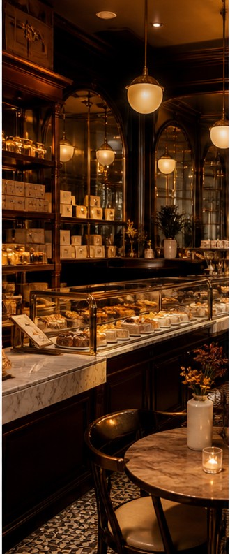 Ambiente da pâtisserie
