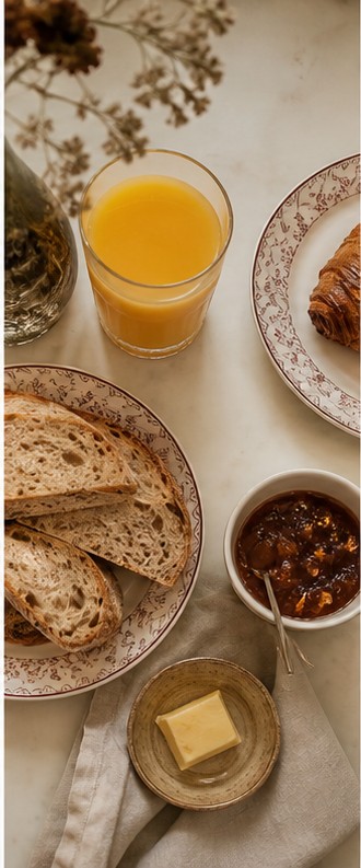 Mesa de café da manhã